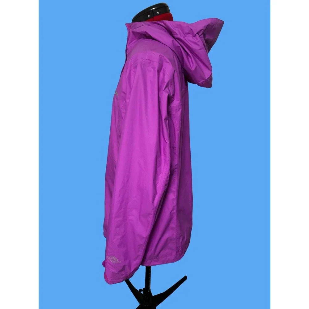 Columbia Women’s Purple Arcadia II Raincoat With Hood Size Large - Picture 4 of 9